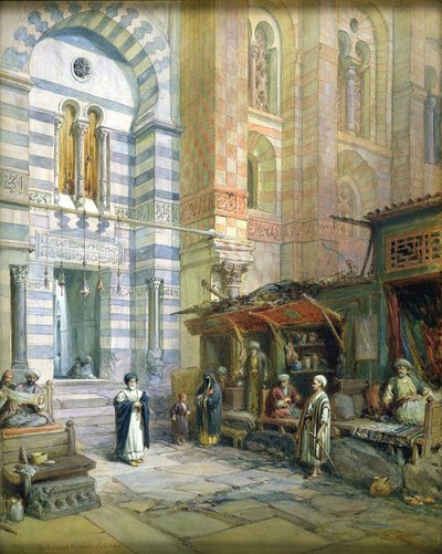 The Maristan or Mosque-Hospital of Kalaun, Cairo by William Crimea Simpson